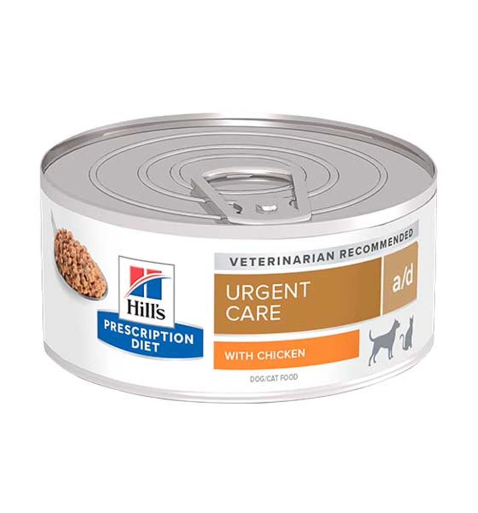 Hill's Prescription Diet Urgent Care A/D pollo lata para perros y gatos 156g