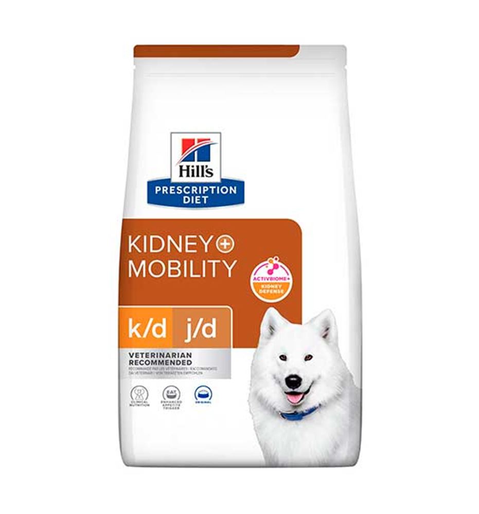 Hill's Prescription Diet Kidney + Mobility K/D J/D pienso para perros