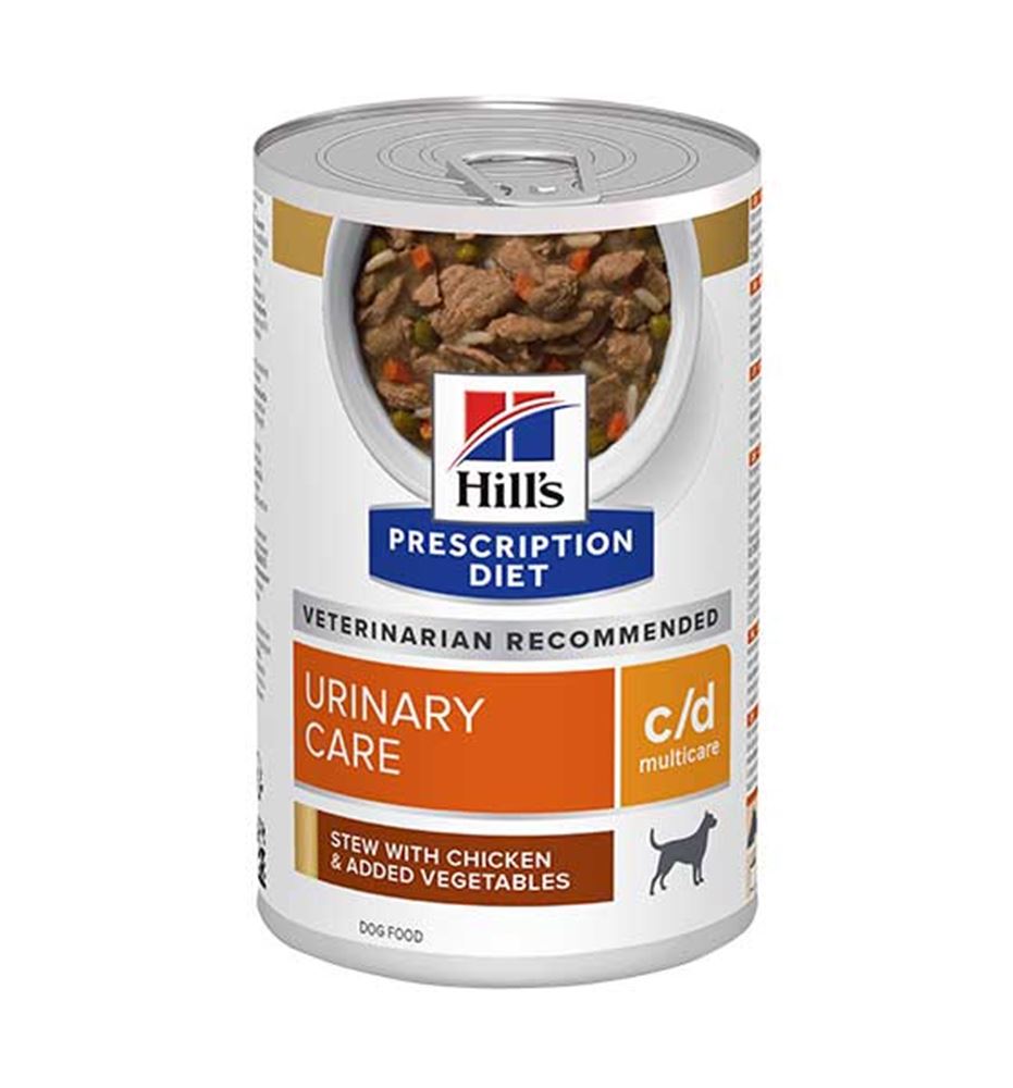 Hill's Prescription Diet Urinary Care C/D Multicare pollo y verduras lata para perros 354g