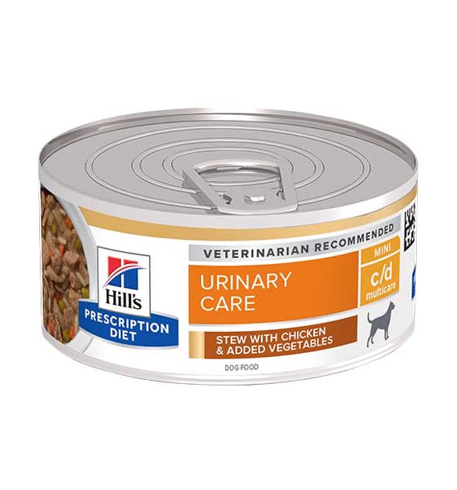 Hill's Prescription Diet Urinary Care C/D Multicare pollo y verduras lata para perros 156g