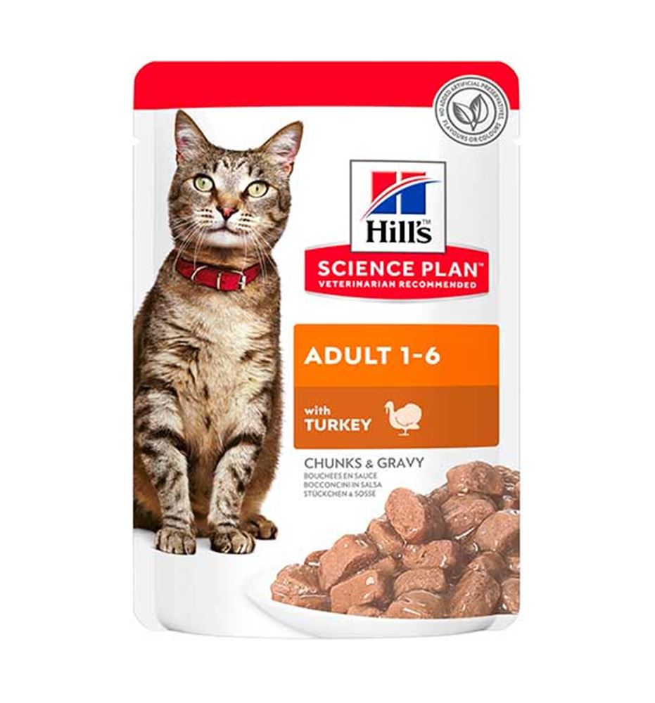 Hill's Science Plan Adult Pavo sobre para gatos