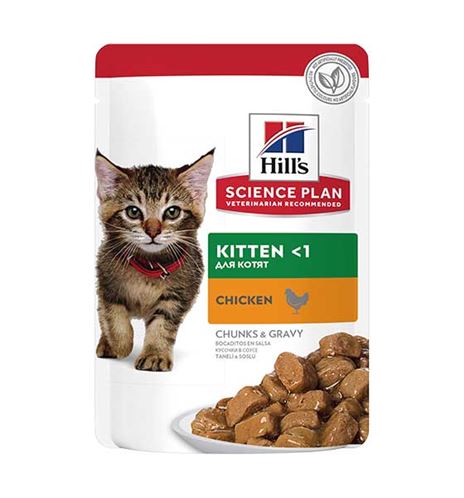 Hill's Science Plan Kitten Pollo sobre para gatos