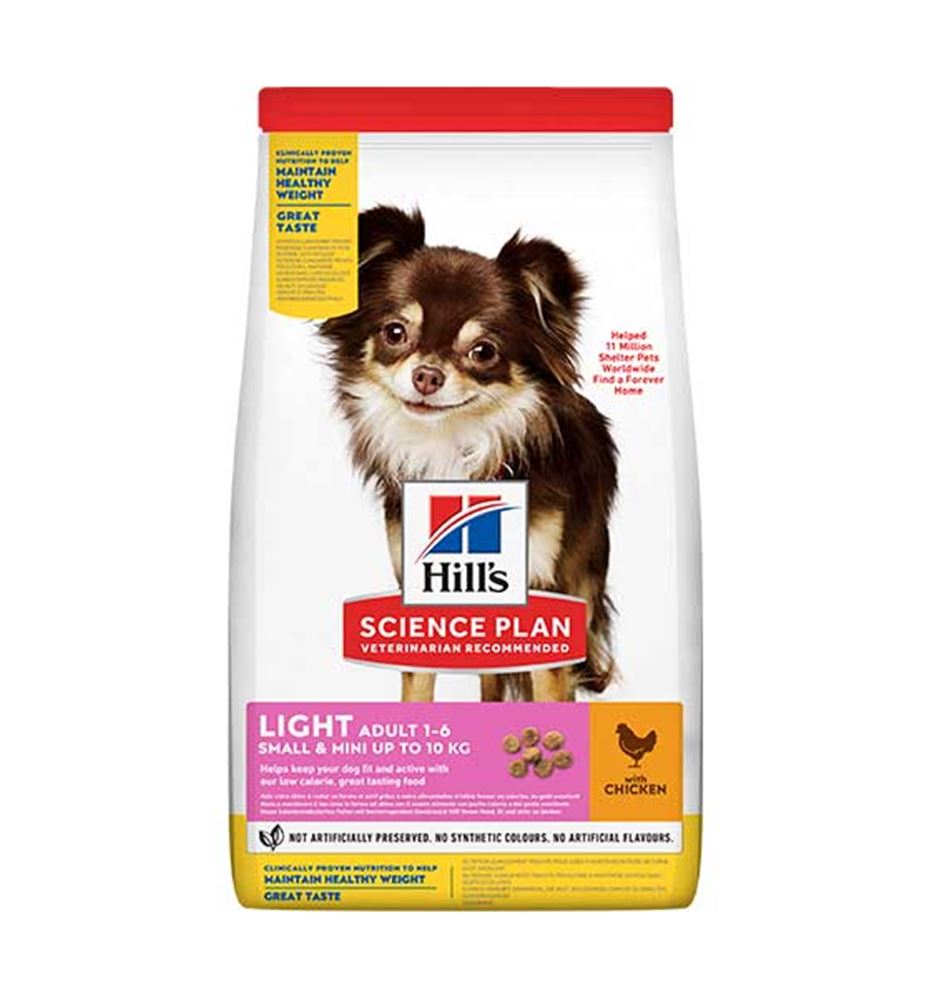 Hill's Science Plan Light Adult Small & Mini Pollo pienso para perros