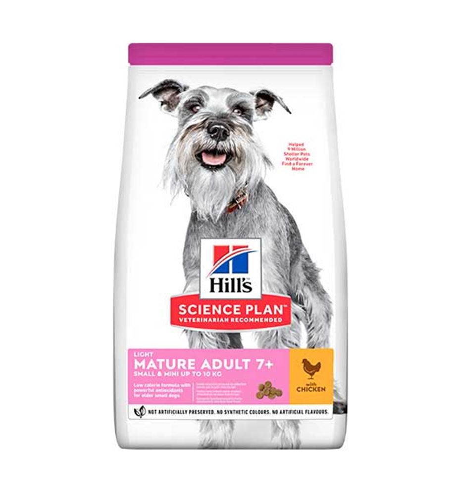 Hill's Science Plan Light Mature Adult Small & Mini Pollo pienso para perros