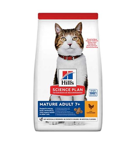 Hill's Science Plan Mature Adult Pollo pienso para gatos