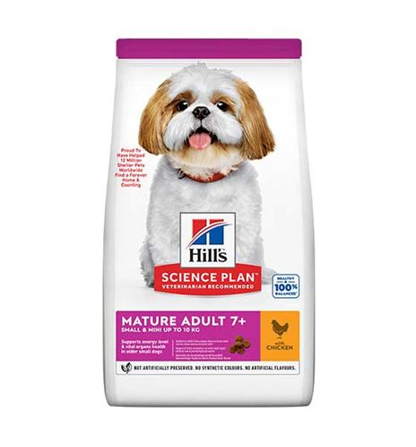 Hill's Science Plan Mature Adult Small & Mini Pollo pienso para perros Hill's Science Plan Mature Adult Small & Mini Pollo pienso para perros