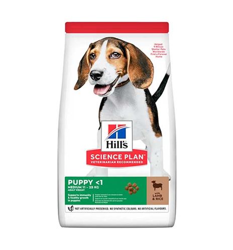 Hill's Science Plan Puppy Medium Cordero y Arroz pienso para perros