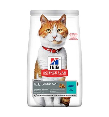 Hill's Science Plan Sterilised Cat Adult Atún pienso para gatos