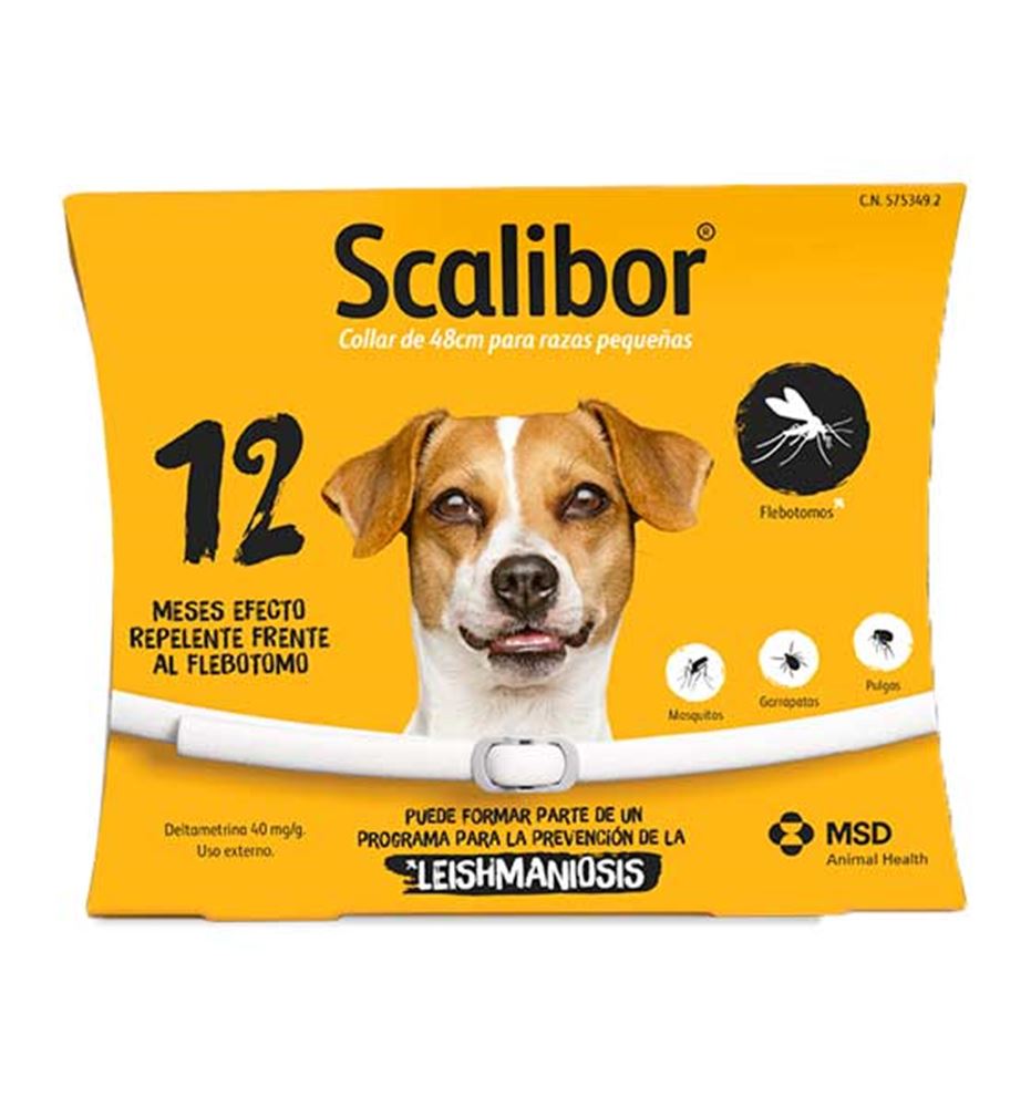 Scalibor Collar Antiparasitario para perros 48 cm razas pequeñas