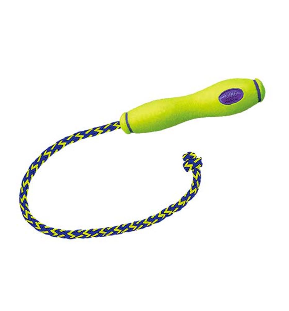 Kong AirDog Squeaker Fetch Stick Con Cuerda juguete para perros