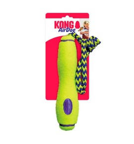 Kong AirDog Squeaker Fetch Stick Con Cuerda juguete para perros