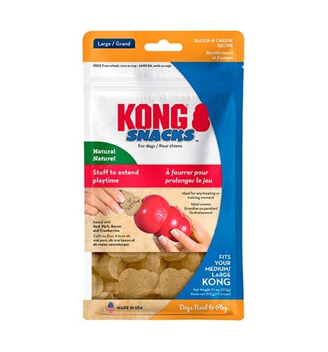 Kong Golosinas Grandes Bacon y Queso premio para perros