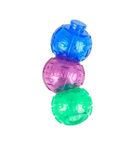 Kong Lock-It 3PK Pelota triple portagolosinas para perros