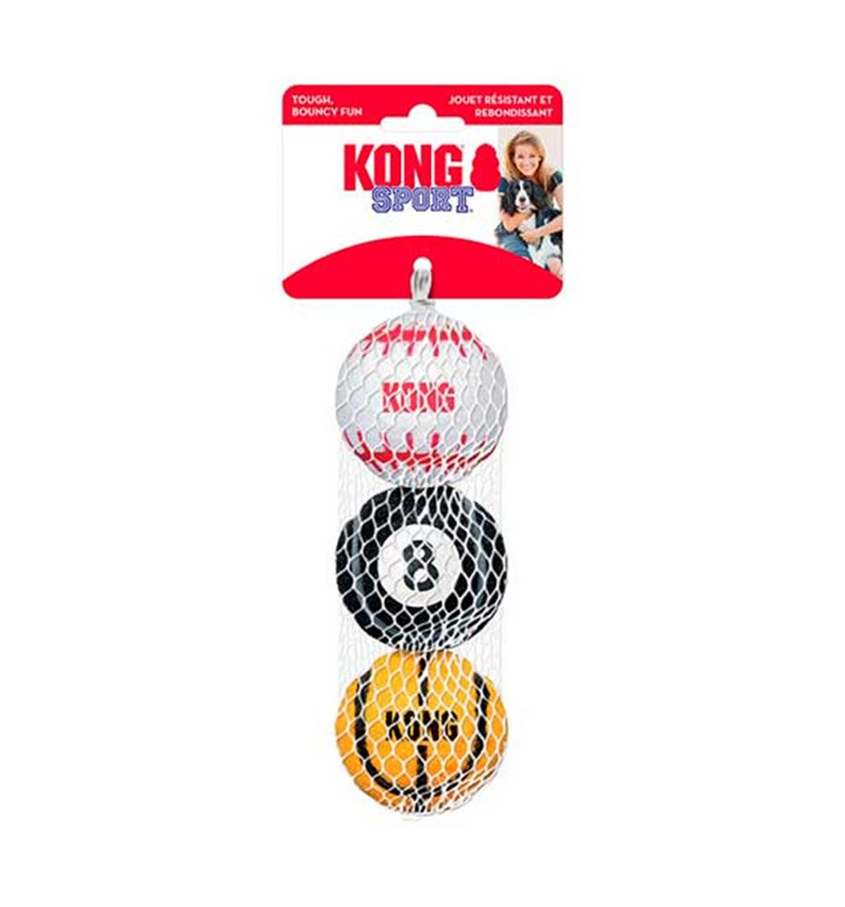 Kong Sport 3 Pelotas para perros - Talla L