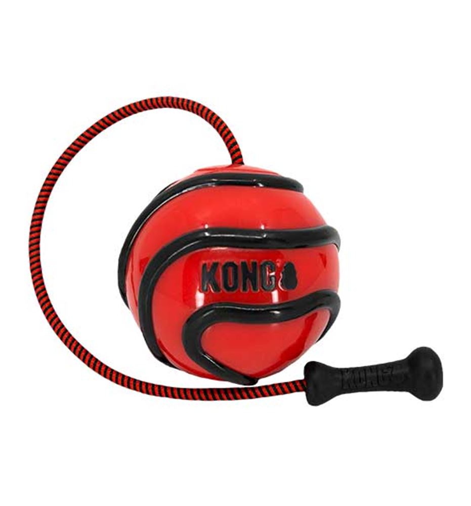 Kong Wavz Bunji Ball pelota con cuerda para perros