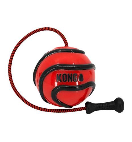 Kong Wavz Bunji Ball pelota con cuerda para perros