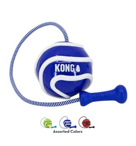Kong Wavz Bunji Ball pelota con cuerda para perros - Colores
